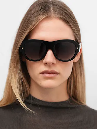 MONCLER | Sonnenbrille 0ME6015U/56 | schwarz